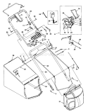 Page B Diagram and Parts List for 12AE999M401 2000 Yard Man Lawn Mower